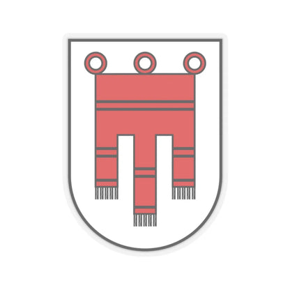 Coat of Arms of Vorarlberg Austria - STICKER Vinyl Kiss-Cut Decal 2 Inch Transparent - The Sticker Space