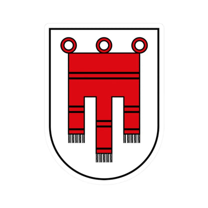 Coat of Arms of Vorarlberg Austria - STICKER Vinyl Kiss-Cut Decal 2 Inch White - The Sticker Space