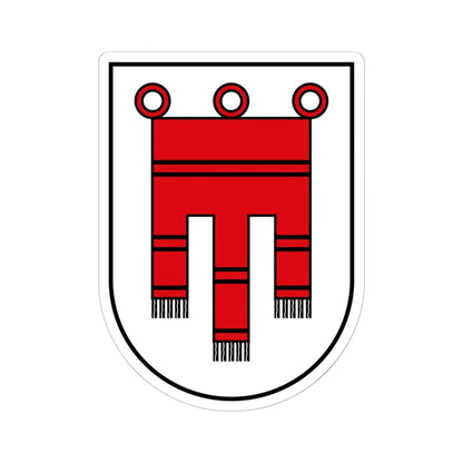 Coat of Arms of Vorarlberg Austria - STICKER Vinyl Kiss-Cut Decal 6 Inch White - The Sticker Space