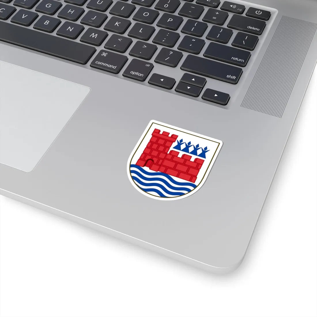 Coat of arms of Vordingborg (Denmark) (Coat of Arms) STICKER Vinyl Kiss-Cut Decal - The Sticker Space