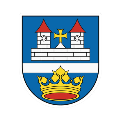 Coat of Arms of Vrakuňa (Slovakia) (Coat of Arms) STICKER Vinyl Kiss-Cut Decal 2 Inch White - The Sticker Space