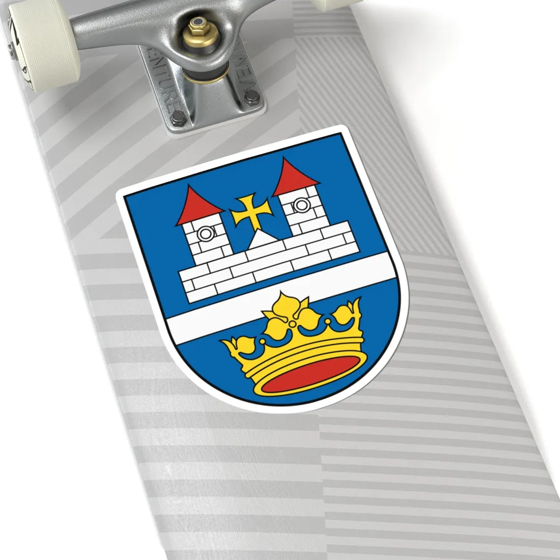 Coat of Arms of Vrakuňa (Slovakia) (Coat of Arms) STICKER Vinyl Kiss-Cut Decal - The Sticker Space