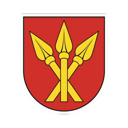 Coat of Arms of Vráble (Slovakia) (Coat of Arms) STICKER Vinyl Kiss-Cut Decal 2 Inch White - The Sticker Space