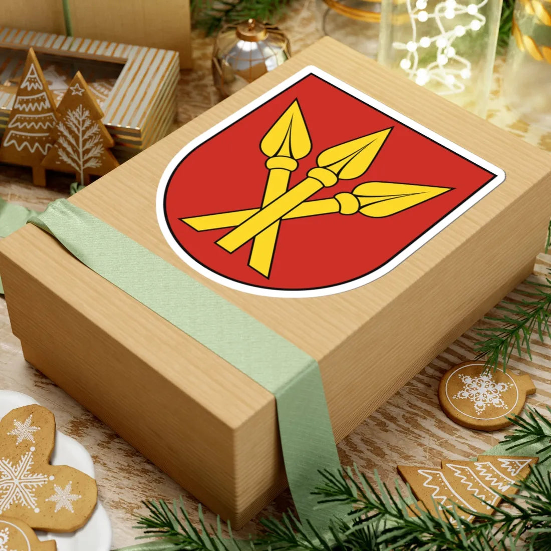 Coat of Arms of Vráble (Slovakia) (Coat of Arms) STICKER Vinyl Kiss-Cut Decal - The Sticker Space