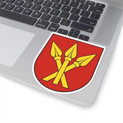 Coat of Arms of Vráble (Slovakia) (Coat of Arms) STICKER Vinyl Kiss-Cut Decal - The Sticker Space