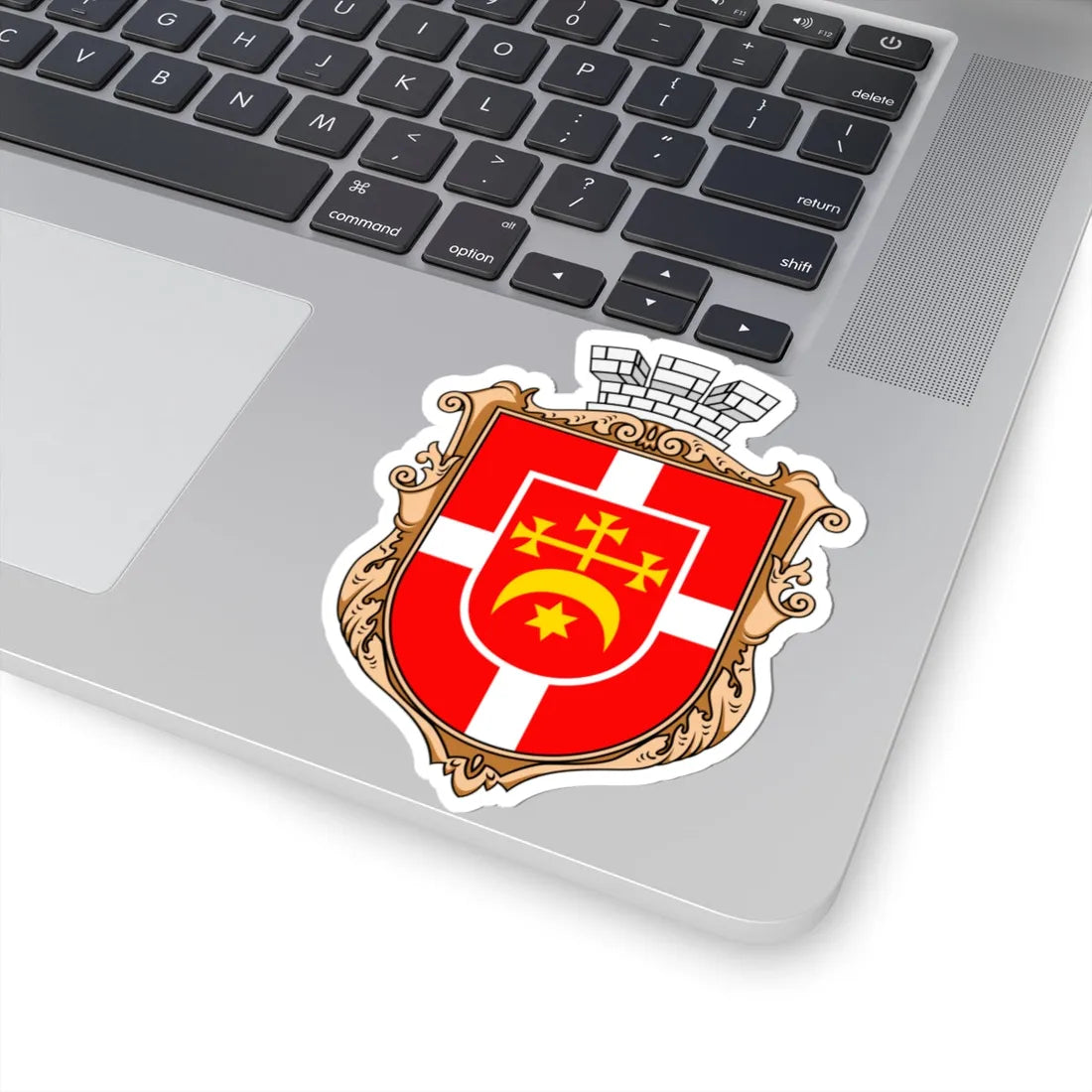 Coat of arms of Vyshnivets (Ukraine) (Coat of Arms) STICKER Vinyl Kiss-Cut Decal - The Sticker Space