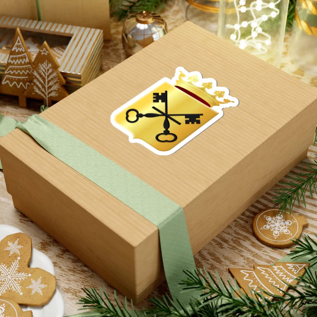 Coat of arms of Waddinxveen (Netherlands) (Coat of Arms) STICKER Vinyl Kiss-Cut Decal - The Sticker Space