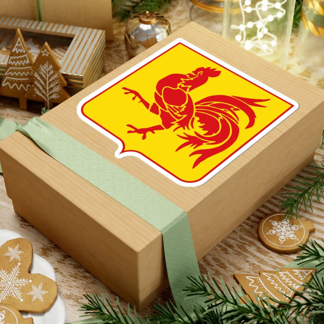 Coat of arms of Wallonia (Belgium) (Coat of Arms) STICKER Vinyl Kiss-Cut Decal - The Sticker Space