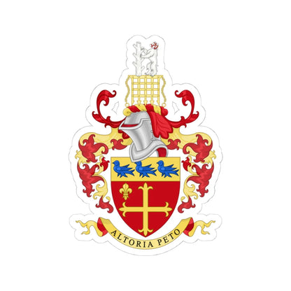 Coat of Arms of Warwick School (England) (Coat of Arms) STICKER Vinyl Kiss-Cut Decal 4 Inch White - The Sticker Space