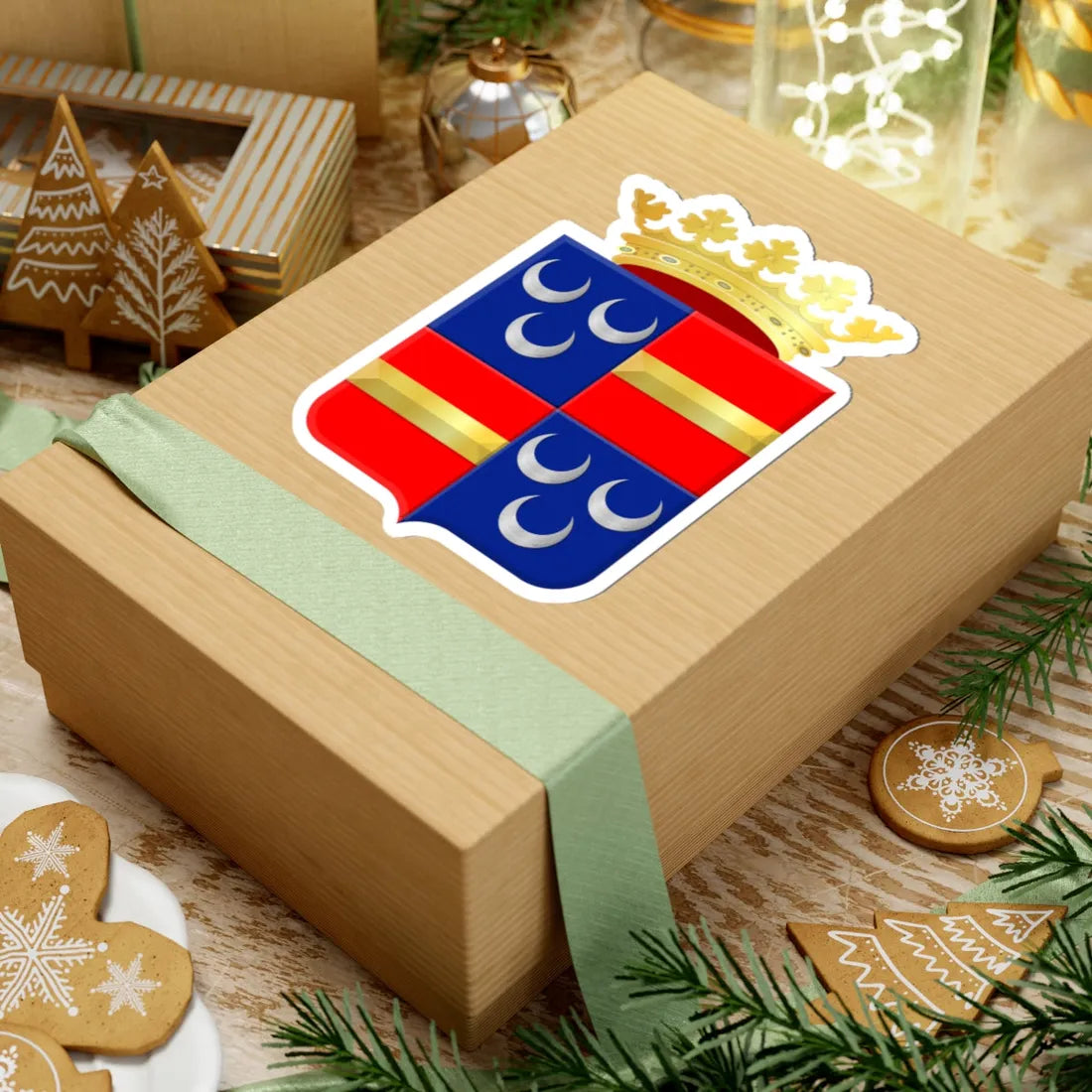 Coat of arms of Wassenaar (Netherlands) (Coat of Arms) STICKER Vinyl Kiss-Cut Decal - The Sticker Space