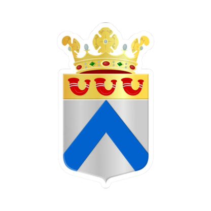 Coat of arms of Weert (Netherlands) (Coat of Arms) STICKER Vinyl Kiss-Cut Decal 2 Inch White - The Sticker Space