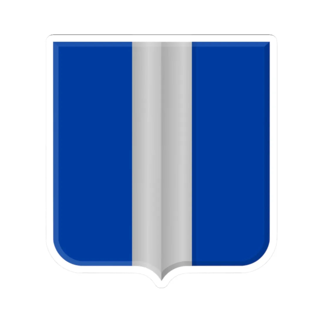 Coat of arms of Weesp (Netherlands) (Coat of Arms) STICKER Vinyl Kiss-Cut Decal 2 Inch White - The Sticker Space