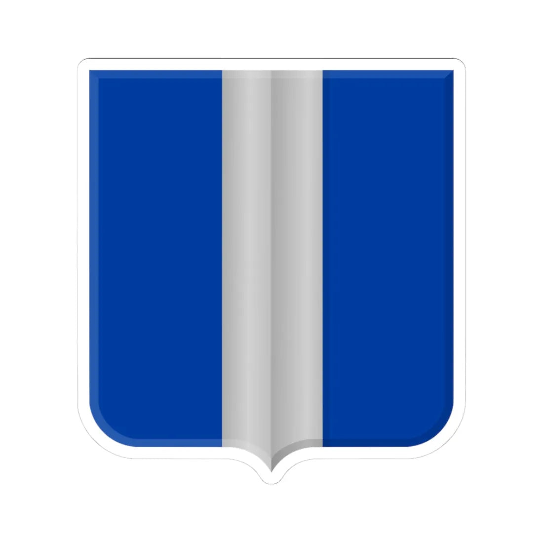 Coat of arms of Weesp (Netherlands) (Coat of Arms) STICKER Vinyl Kiss-Cut Decal 3 Inch White - The Sticker Space