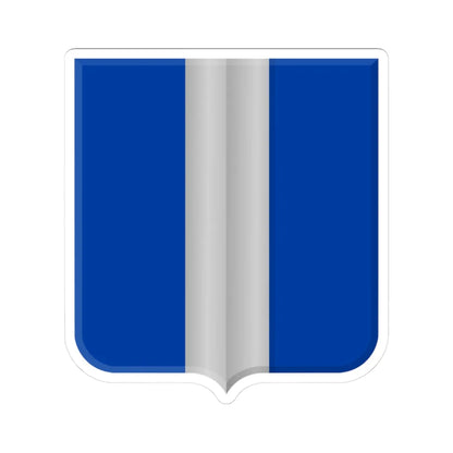 Coat of arms of Weesp (Netherlands) (Coat of Arms) STICKER Vinyl Kiss-Cut Decal 3 Inch White - The Sticker Space