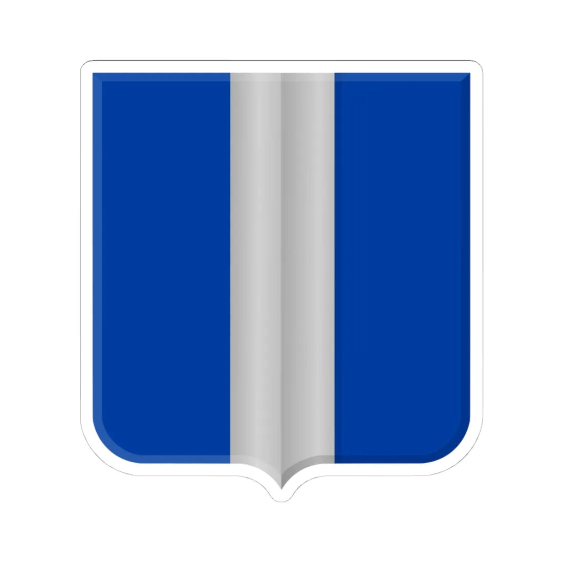 Coat of arms of Weesp (Netherlands) (Coat of Arms) STICKER Vinyl Kiss-Cut Decal 4 Inch White - The Sticker Space