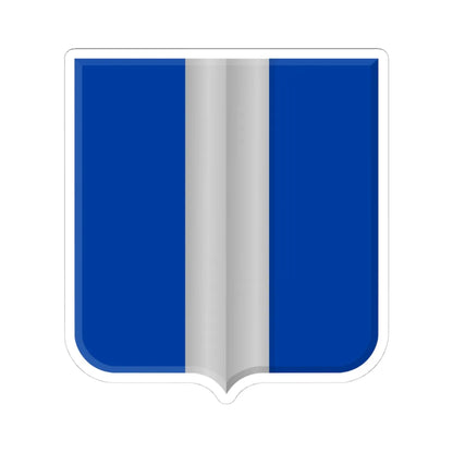 Coat of arms of Weesp (Netherlands) (Coat of Arms) STICKER Vinyl Kiss-Cut Decal 4 Inch White - The Sticker Space