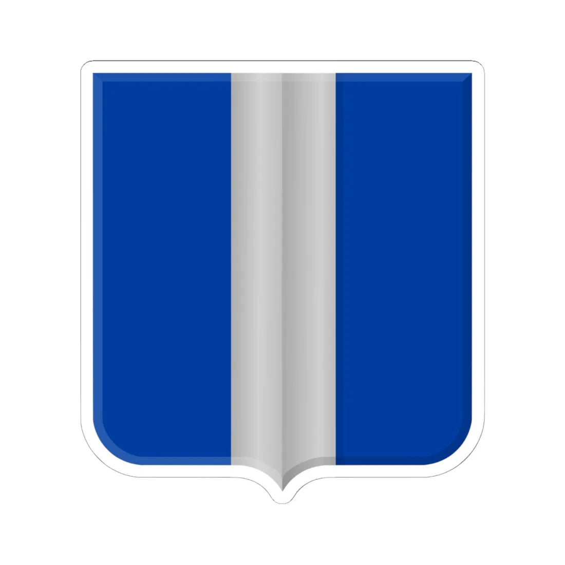 Coat of arms of Weesp (Netherlands) (Coat of Arms) STICKER Vinyl Kiss-Cut Decal 6 Inch White - The Sticker Space