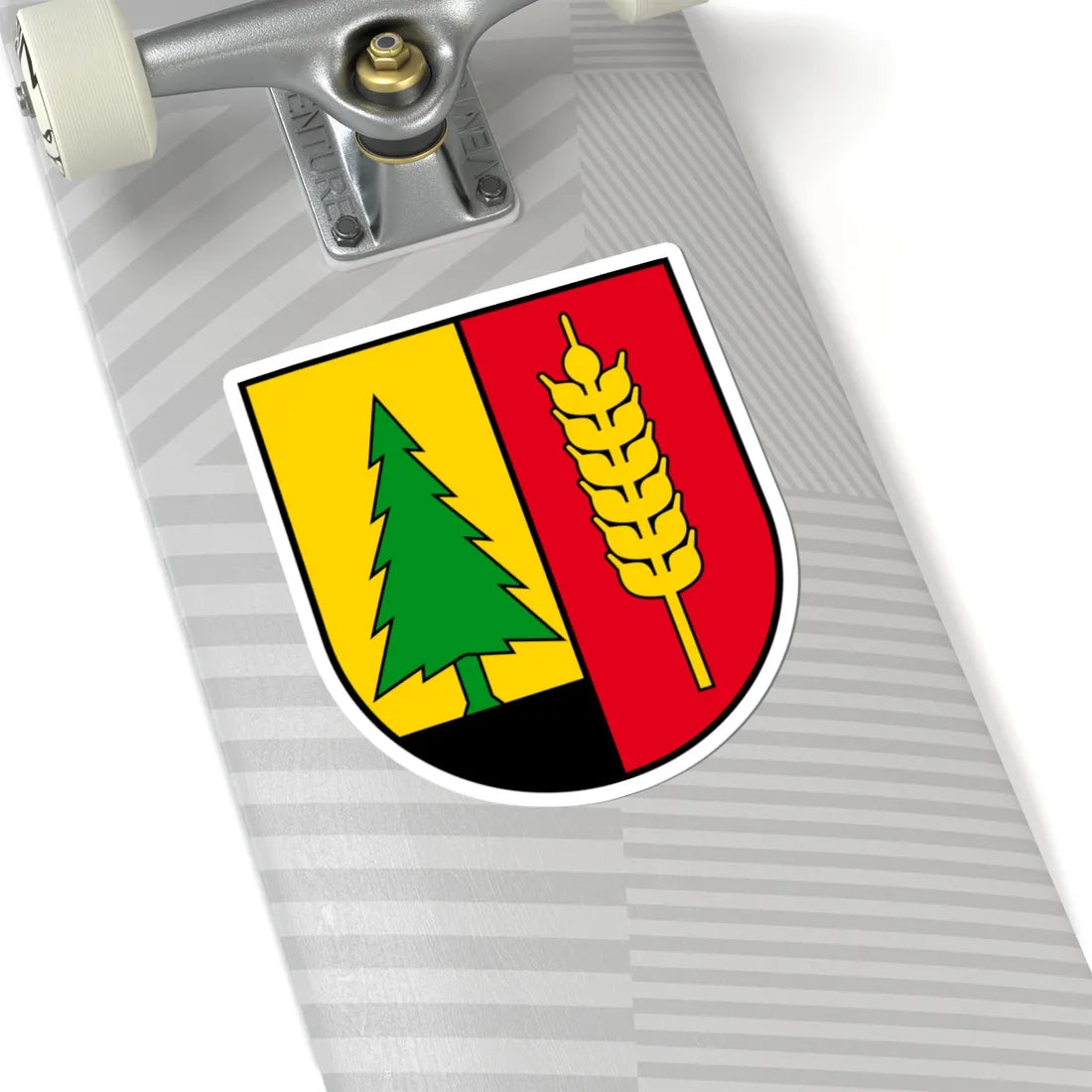 Coat of arms of Wenslingen (Switzerland) (Coat of Arms) STICKER Vinyl Kiss-Cut Decal - The Sticker Space