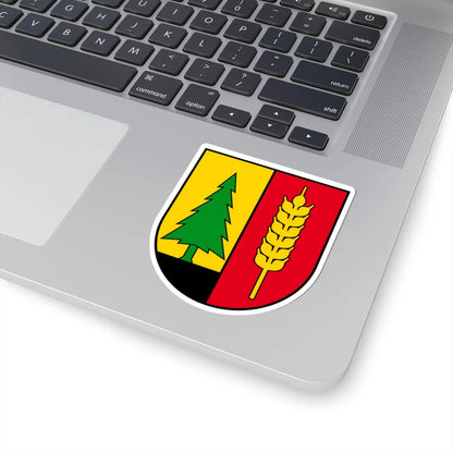 Coat of arms of Wenslingen (Switzerland) (Coat of Arms) STICKER Vinyl Kiss-Cut Decal - The Sticker Space