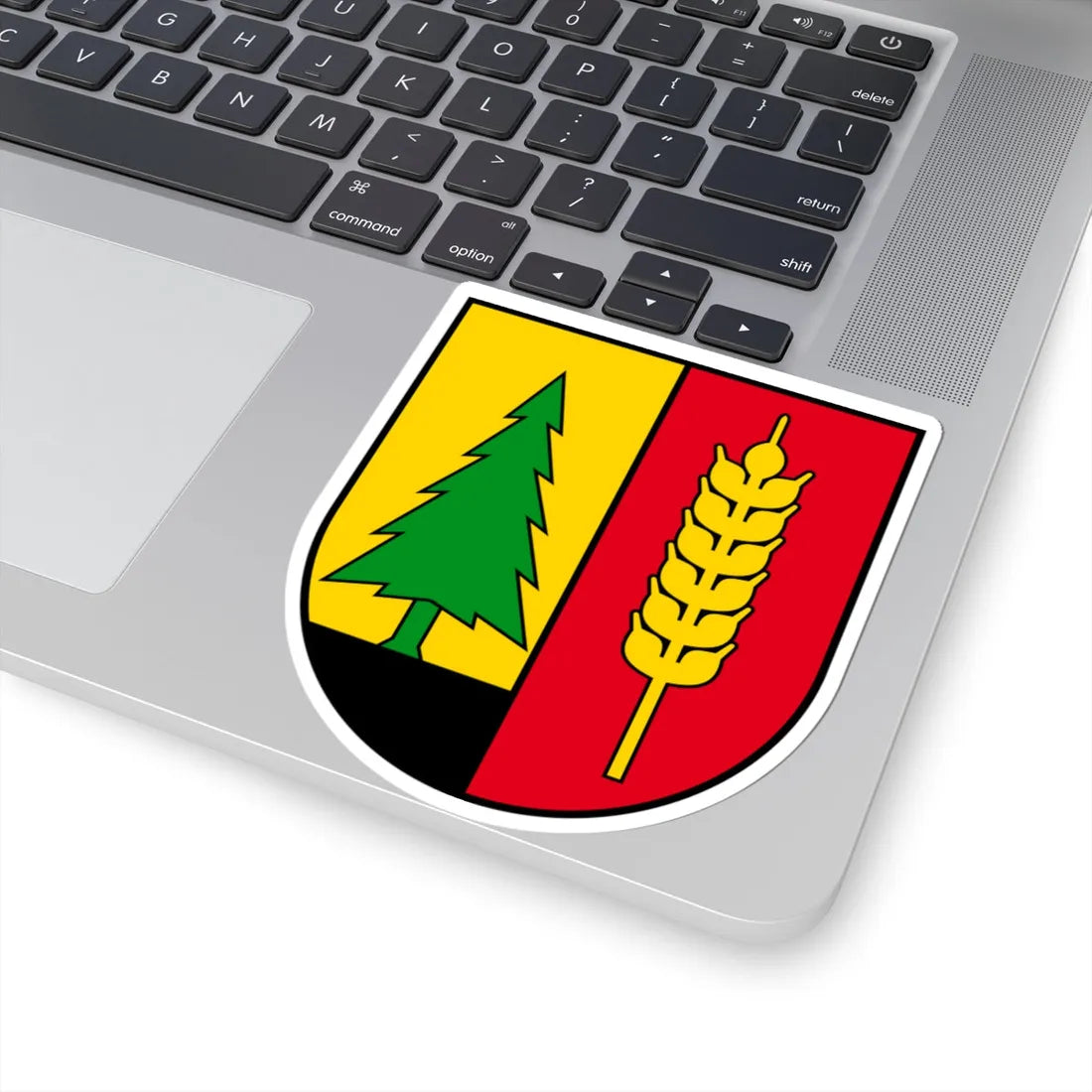 Coat of arms of Wenslingen (Switzerland) (Coat of Arms) STICKER Vinyl Kiss-Cut Decal - The Sticker Space