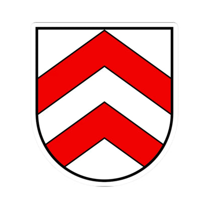 Coat of arms of Werthenstein (Switzerland) (Coat of Arms) STICKER Vinyl Kiss-Cut Decal 2 Inch White - The Sticker Space