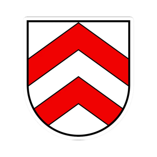 Coat of arms of Werthenstein (Switzerland) (Coat of Arms) STICKER Vinyl Kiss-Cut Decal 2 Inch White - The Sticker Space