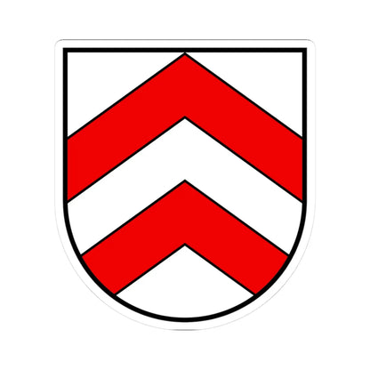 Coat of arms of Werthenstein (Switzerland) (Coat of Arms) STICKER Vinyl Kiss-Cut Decal 3 Inch White - The Sticker Space