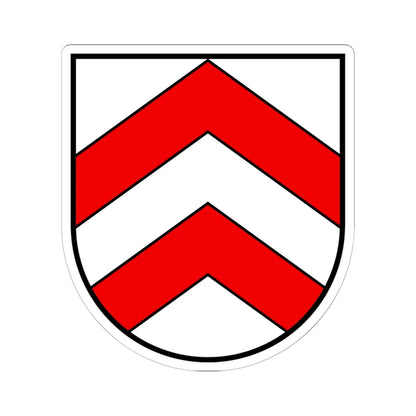 Coat of arms of Werthenstein (Switzerland) (Coat of Arms) STICKER Vinyl Kiss-Cut Decal 6 Inch White - The Sticker Space