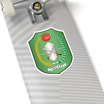Coat of arms of West Kalimantan (Indonesia) (Coat of Arms) STICKER Vinyl Kiss-Cut Decal - The Sticker Space