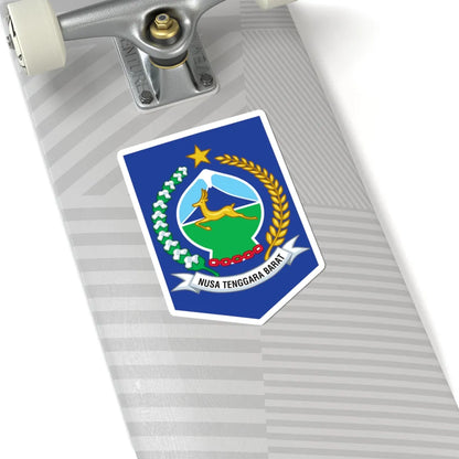 Coat of arms of West Nusa Tenggara (Indonesia) (Coat of Arms) STICKER Vinyl Kiss-Cut Decal - The Sticker Space