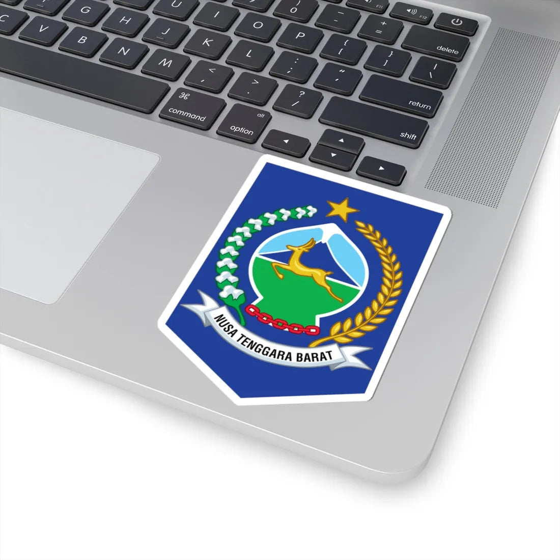 Coat of arms of West Nusa Tenggara (Indonesia) (Coat of Arms) STICKER Vinyl Kiss-Cut Decal - The Sticker Space