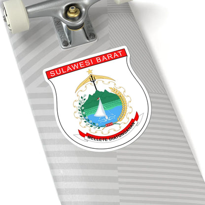 Coat of arms of West Sulawesi (Indonesia) (Coat of Arms) STICKER Vinyl Kiss-Cut Decal - The Sticker Space
