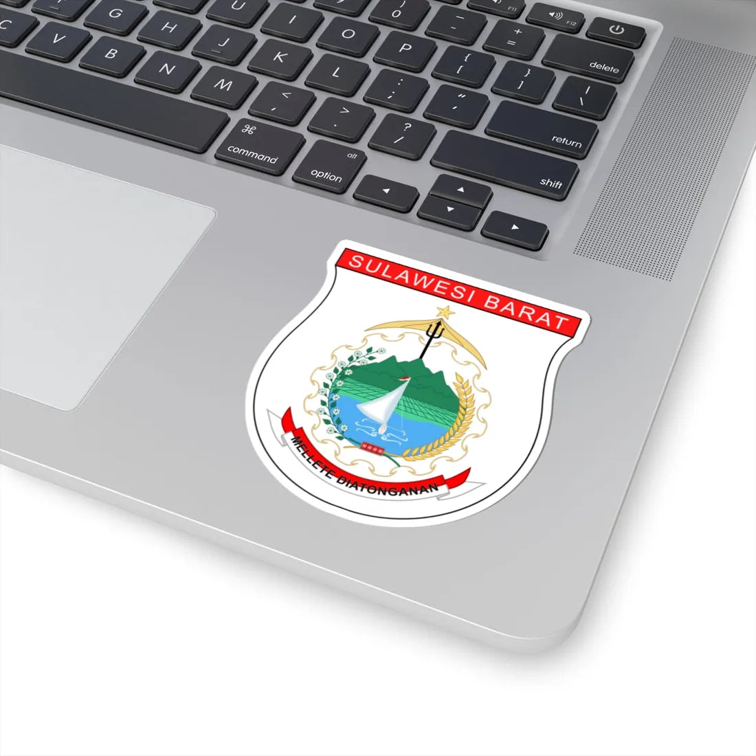 Coat of arms of West Sulawesi (Indonesia) (Coat of Arms) STICKER Vinyl Kiss-Cut Decal - The Sticker Space