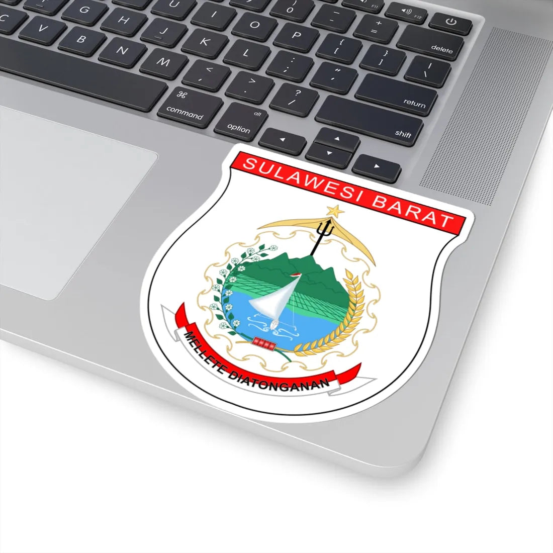 Coat of arms of West Sulawesi (Indonesia) (Coat of Arms) STICKER Vinyl Kiss-Cut Decal - The Sticker Space