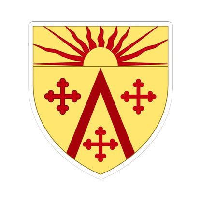 Coat of arms of West Warwick Rhode Island (United States) STICKER Vinyl Kiss-Cut Decal 4 Inch White - The Sticker Space