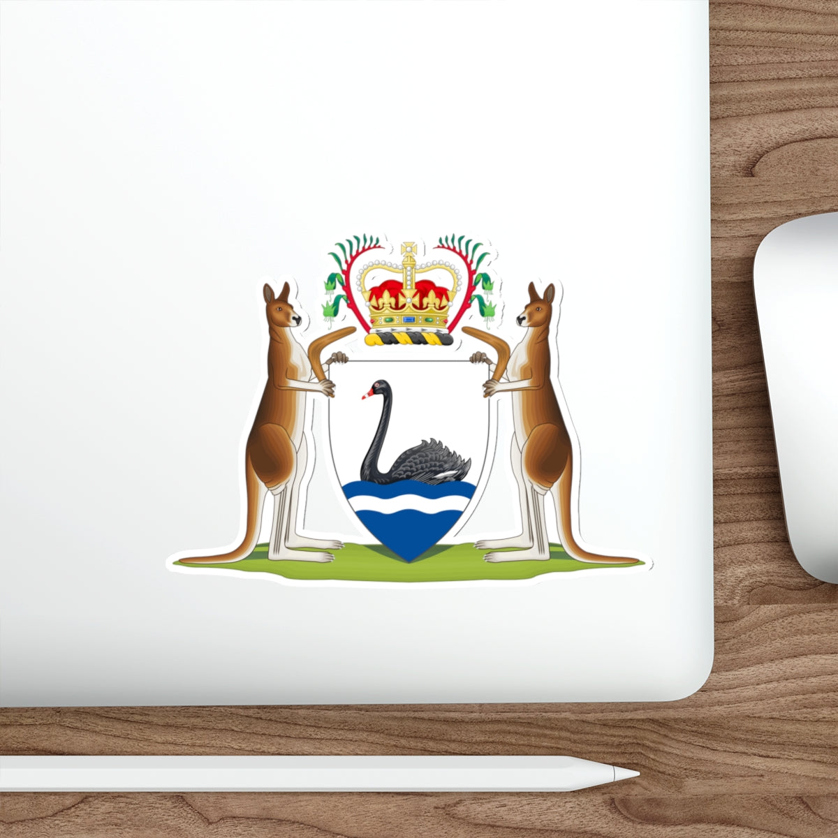 Coat of arms of Western Australia STICKER Vinyl Die-Cut Decal-The Sticker Space