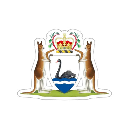 Coat of arms of Western Australia STICKER Vinyl Die-Cut Decal - The Sticker Space