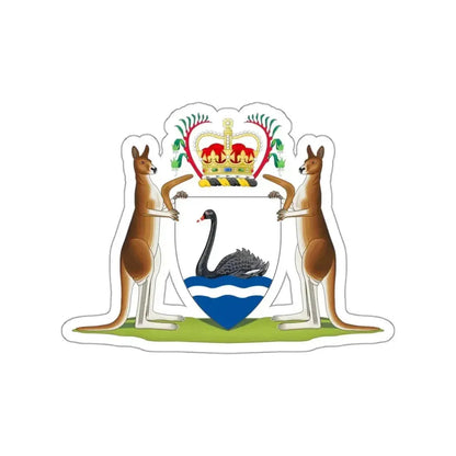 Coat of arms of Western Australia STICKER Vinyl Die-Cut Decal - The Sticker Space