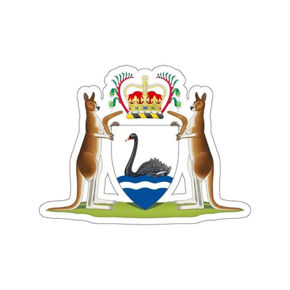 Coat of arms of Western Australia STICKER Vinyl Die-Cut Decal - The Sticker Space