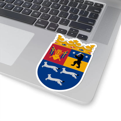 Coat of arms of Western Finland Province (Finland) (Coat of Arms) STICKER Vinyl Kiss-Cut Decal - The Sticker Space