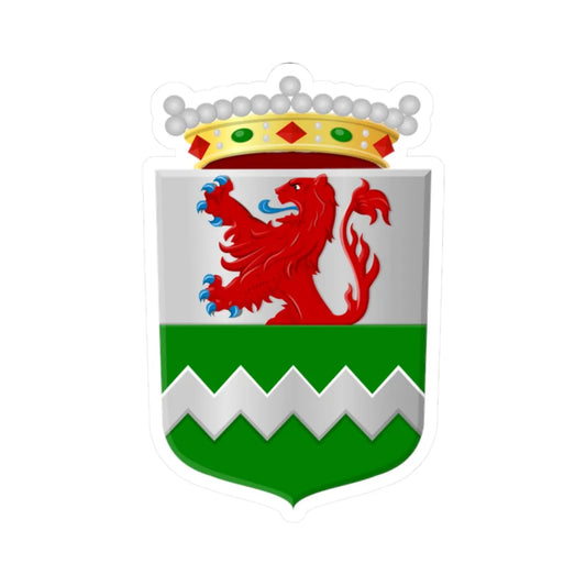 Coat of arms of Westland (Netherlands) (Coat of Arms) STICKER Vinyl Kiss-Cut Decal 2 Inch White - The Sticker Space
