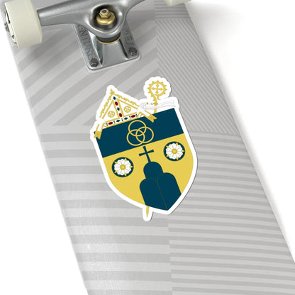 Coat of arms of Westminster Abbey British Colombia (Canada) (Coat of Arms) STICKER Vinyl Kiss-Cut Decal - The Sticker Space