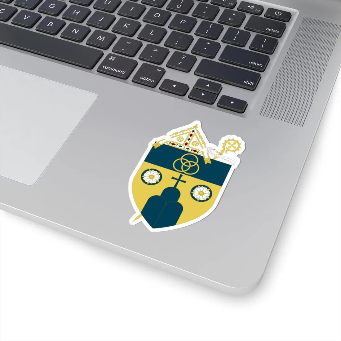 Coat of arms of Westminster Abbey British Colombia (Canada) (Coat of Arms) STICKER Vinyl Kiss-Cut Decal - The Sticker Space