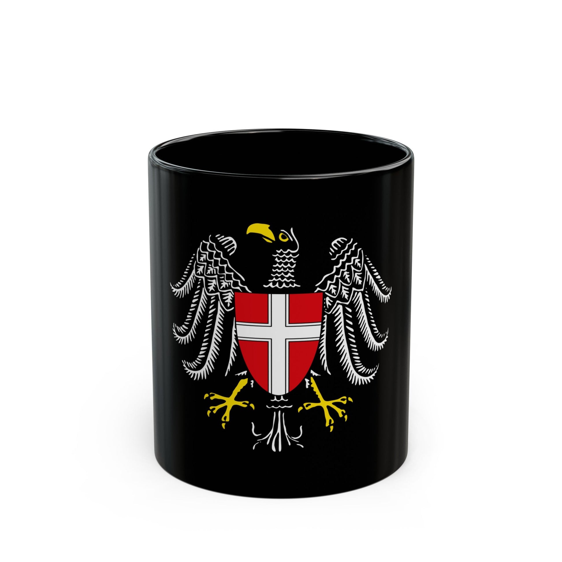 Coat of Arms of Wien Austria - Black Coffee Mug-11oz-The Sticker Space