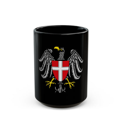 Coat of Arms of Wien Austria - Black Coffee Mug-15oz-The Sticker Space