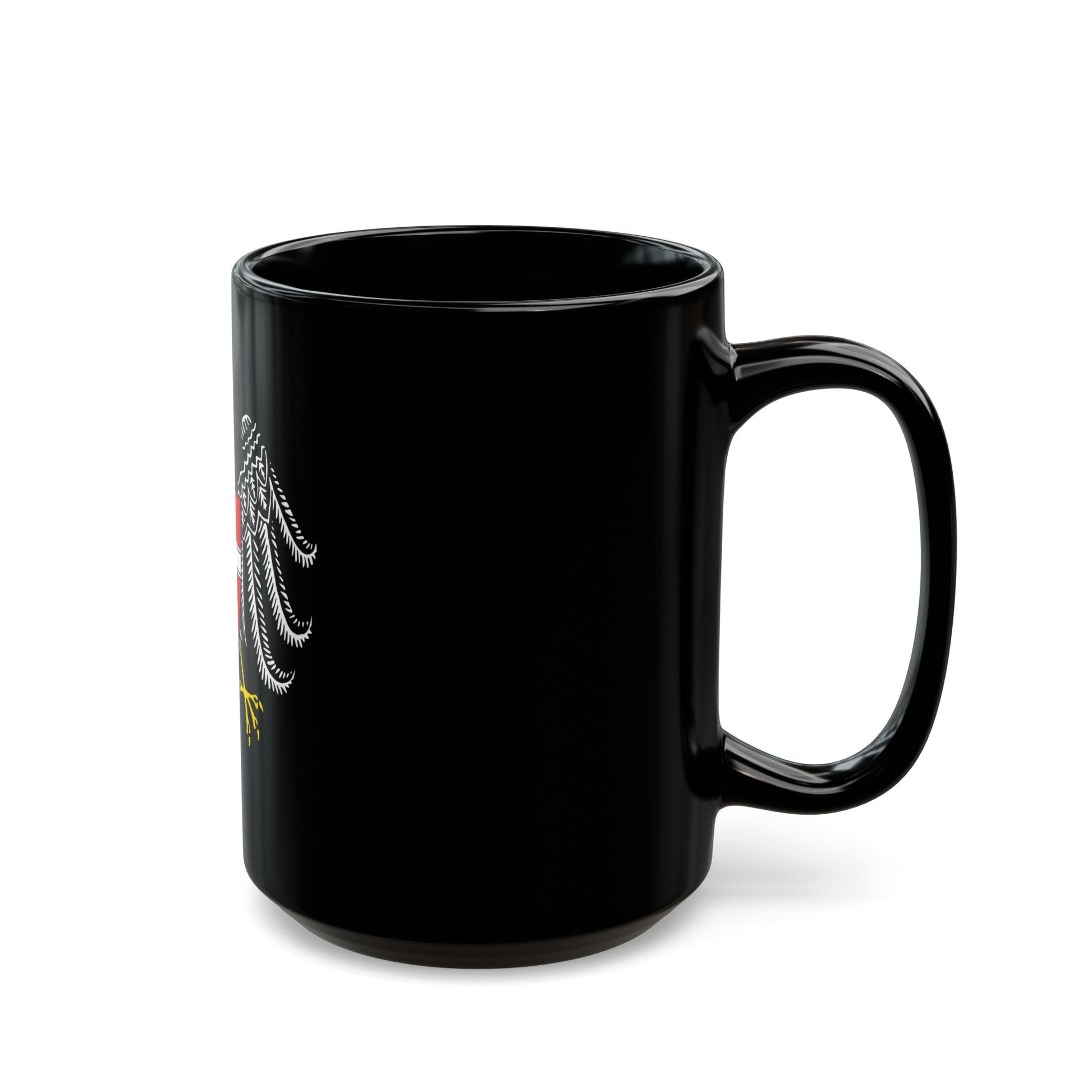 Coat of Arms of Wien Austria - Black Coffee Mug-The Sticker Space