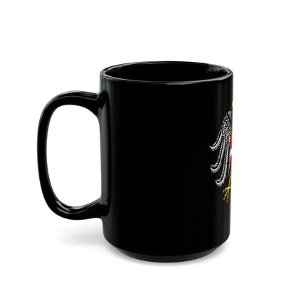 Coat of Arms of Wien Austria - Black Coffee Mug-The Sticker Space