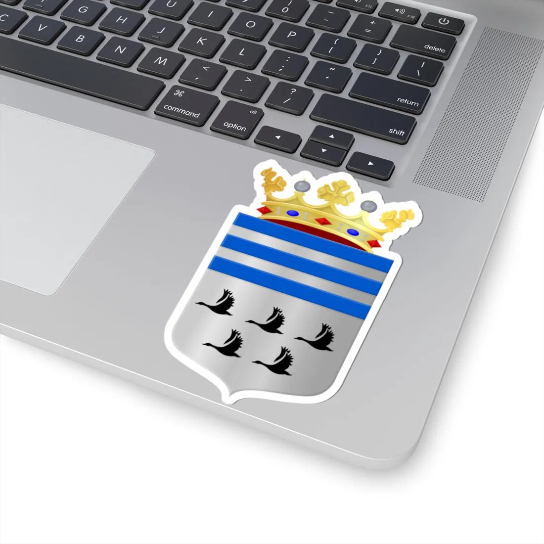 Coat of arms of Wijdemeren (Netherlands) (Coat of Arms) STICKER Vinyl Kiss-Cut Decal - The Sticker Space