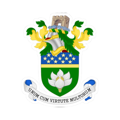 Coat of arms of Winnipeg (Canada) (Coat of Arms) STICKER Vinyl Kiss-Cut Decal 2 Inch White - The Sticker Space