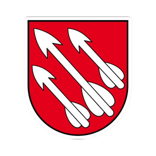 Coat of arms of Wintersingen (Switzerland) (Coat of Arms) STICKER Vinyl Kiss-Cut Decal 2 Inch White - The Sticker Space